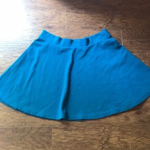 Blue skater skirt
